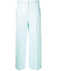 Etro - Cropped-Hose mit Paisleymuster - Lyst