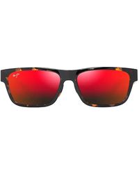 Maui Jim - Keola Tortoiseshell-Effect Rectangle-Frame Sunglasses - Lyst