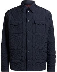 Etro - Quilted Overshirt - Lyst