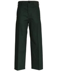 Department 5 - Button Straight Trousers - Lyst