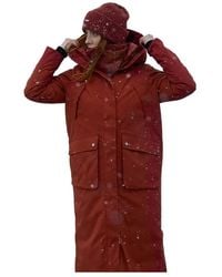 Didriksons - Melody Hooded Padded Rain Coat - Lyst
