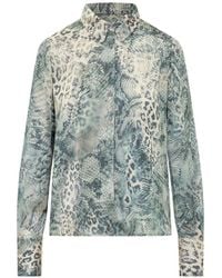 Ba&sh - Cornelia Animal-Print Shirt - Lyst