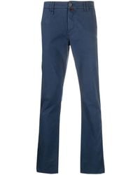 Billionaire - Logo-Embroidered Chino Trousers - Lyst