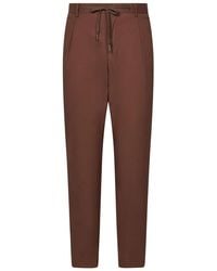 Franzese Collection - Stefano De Martino Pleated Drawstring Trousers - Lyst