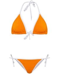 MM6 by Maison Margiela - Contrast-Trim Bikini - Lyst