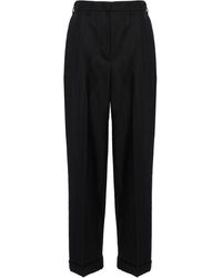 Miu Miu - Pantaloni Sartoriali Gessati - Lyst