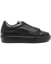 Giuliano Galiano - Pebbled Leather Low-Top Sneakers - Lyst