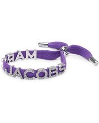 Marc Jacobs - Pulsera Con Logo Y Detalles De Cristal - Lyst