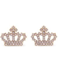 Juicy Couture - Crown-Motif Earrings - Lyst
