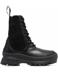 Stella McCartney - Trace Lace-Up Combat Boots - Lyst