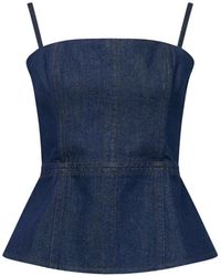 Rag & Bone - Isabella Denim Top - Lyst