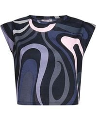 PUCCI - Camiseta con estampado Marmo - Lyst