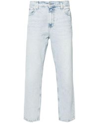 Calvin Klein - Mid-rise Cropped Jeans - Lyst