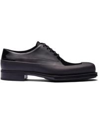 Prada - Patent Leather Derby Shoes - Lyst