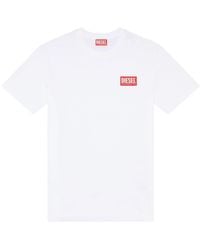 DIESEL - T-shirt Met Logoprint - Lyst