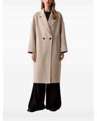 ViCOLO - Double-Breasted Notched-Lapel Coat - Lyst