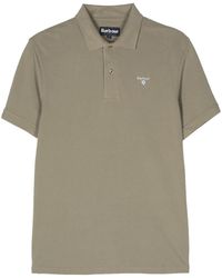 Barbour - Logo-Embroidered Cotton Polo Shirt - Lyst
