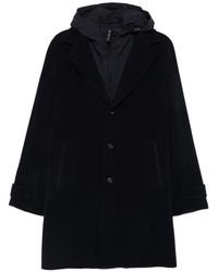 Paul & Shark - Hooded Single-Breasted Coat - Lyst