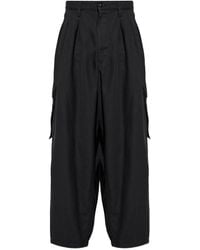 Yohji Yamamoto - Pleated Cargo Trousers - Lyst