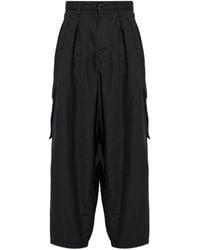 Yohji Yamamoto - Pleated Cargo Trousers - Lyst