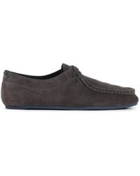 Jil Sander - Laced Suede Boats Shoes - Lyst