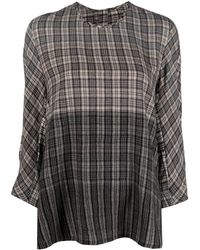 Toogood - Cutter Check-pattern Blouse - Lyst