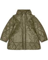 Ganni - Quilted Short Jacket - Lyst