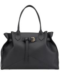 Ballantyne - Kate 990 Buckle Leather Tote Bag - Lyst