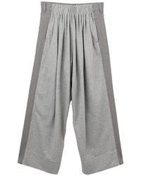 Tsumori Chisato - Glitter-Effect Panelled Trousers - Lyst