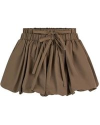 Monse - Ruched Bubble Mini Skirt - Lyst