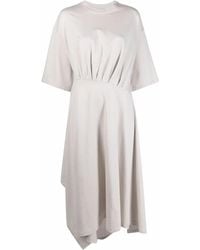 Balenciaga - Asymmetric-Hem T-Shirt Dress - Lyst