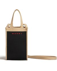 Marni - Logo Print Shopping Bag - Lyst