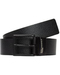 Karl Lagerfeld - リバーシブル レザーベルト - Lyst