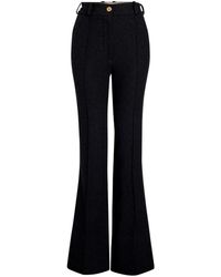 Patou - Ausgestellte Tweed-Hose - Lyst
