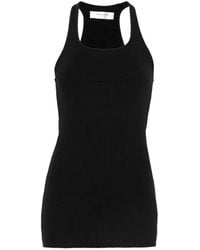 MATIERES FECALES - Seam-Detail Ribbed Tank Top - Lyst