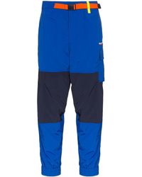 Polo Ralph Lauren Pantalon de jogging à empiècements contrastants - Bleu