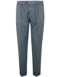 Michael Coal - Pleated Linen Trousers - Lyst