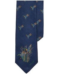 Polo Ralph Lauren - Graduate Mallard-Patterned Silk Tie - Lyst