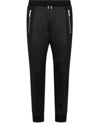 DSquared² - Panelled Wool-blend Track Pants - Lyst