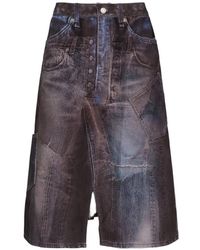 ANDERSSON BELL - Illusion Patchwork Midi Skirt - Lyst