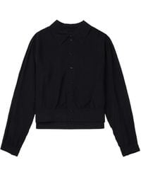 Lemaire - Bluse Mit Knitteroptik - Lyst