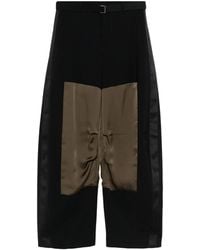 Sacai - Broek Met Vlakken - Lyst