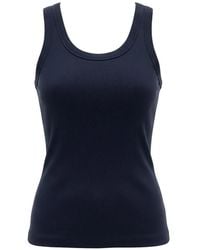ODEEH - Ribbed-Knit Tank Top - Lyst