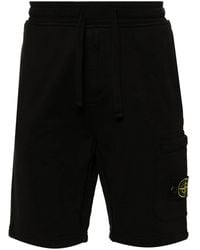 Stone Island - Cargo Shorts Organic Cotton Fleece - Lyst
