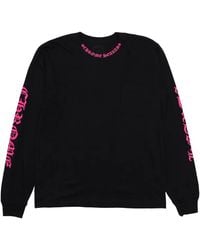Chrome Hearts - Neck-Logo Long-Sleeve Sweatshirt - Lyst