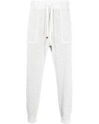 Brunello Cucinelli - Drawstring-Waist Cotton Track Pants - Lyst