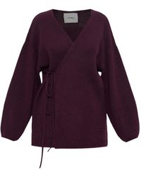 Lisa Yang - Wrap-Tie Cashmere Cardigan - Lyst