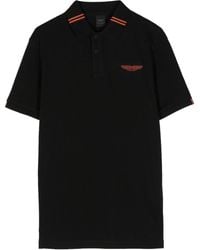 Hackett - X Aston Martin Poloshirt Met Logo - Lyst