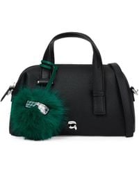 KARL LAGERFELD - Small Ikon Pebble Satchel Bag - Lyst
