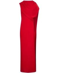 Roland Mouret - Robe Longue Drapée À Design Asymétrique - Lyst